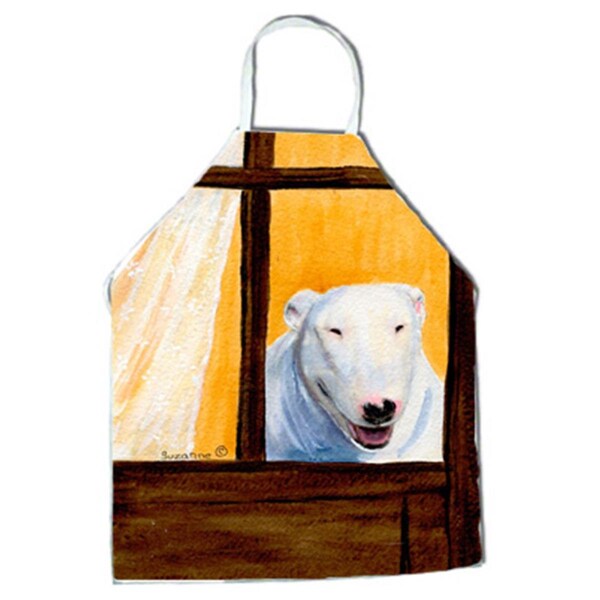 Carolines Treasures Bull Terrier Apron - 27 x 31 in. SS8542APRON - main