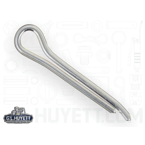 Huyett Hammerlock Cotter Pin, Zinc Plated Carbon Steel, 0.375 in Dia x 2.500 in Effective Length CPHZ-375-2500 - main
