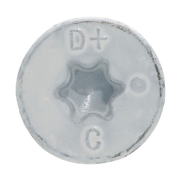 Dewalt Concrete Anchor Screw, 3/16 in Dia., Flat, 2 3/4 in L, Steel Zinc Plated, 1000 PK DFM2ELD420S - main