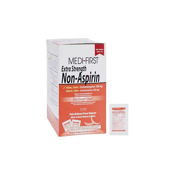 Medique Non-Aspirin-STR Tablets, 500mg, 500PK 47682080413 - main