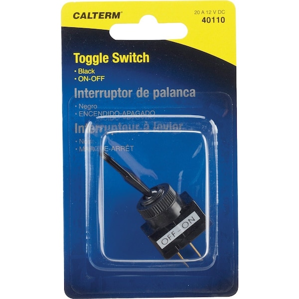 Calterm Duck Bill Male Blade 20A Toggle Switch 40110 - main