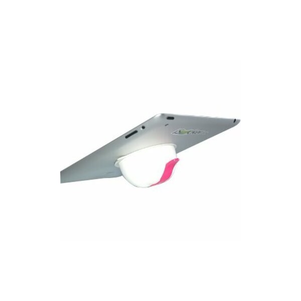 Palladium Safety Solutions Dba Isucker iSucker Tablet PC Holder - White, Pink IS-9001-WT-PK - main