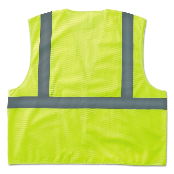 Ergodyne GloWear 8205HL TypeR Class 2 Super Econo Mesh Safety Vest, Lime, 4/5XL 20979 - main