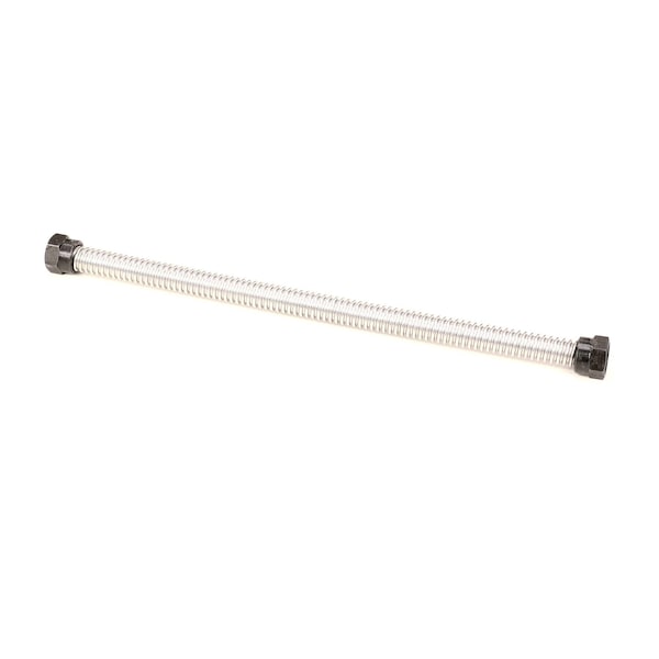 Henny Penny Flex Tube with Fittings, Suction, 14in, Stainless Steel 77523-015 - main