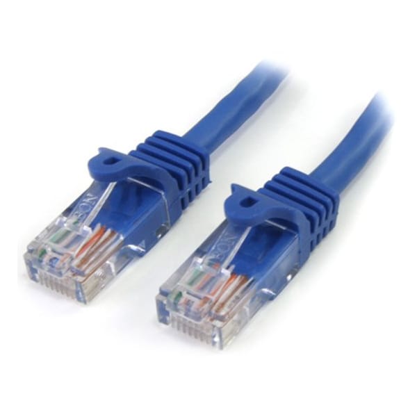 Startech.Com 15 FT BLUE SNAGLESS CAT5 UTP PATCH CABLE RJ45PATCH15 - main