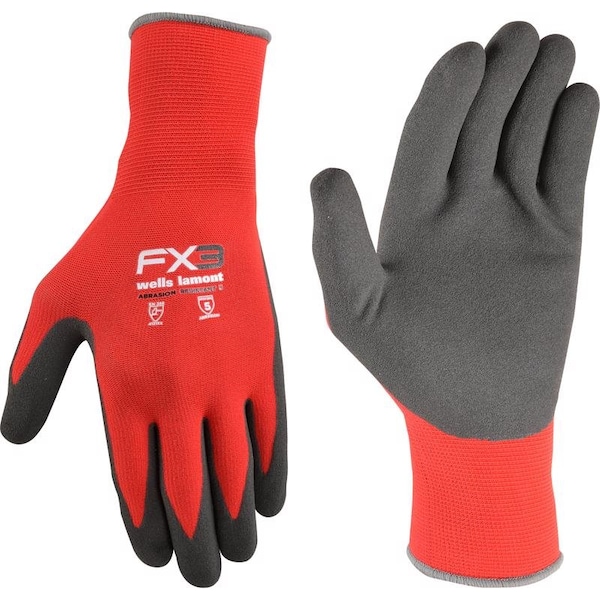 Wells Lamont FX3 Men's Outdoor Work Gloves Black/Tan L, Pair 448L-600 - main