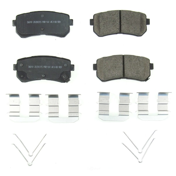 Powerstop Power Stop - Rear Z17 Low-Dust Ceramic Brake Pads with Hardware 17-6010 - main