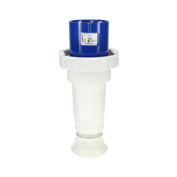 Walther-Werke Pin and Sleeve Plug, 60A, 3øY 120/208 or 230, 3 Phase, 3 Pole, Blue, NEMA Not Rated 269509 - main
