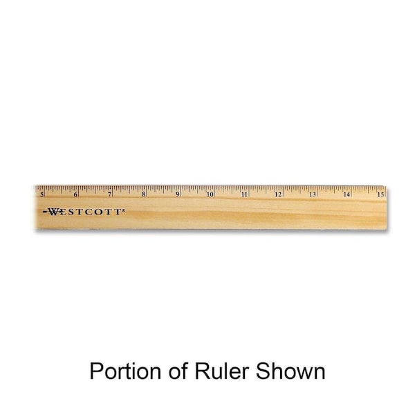 Westcott Ruler, Wood, 15 In 05225 - main