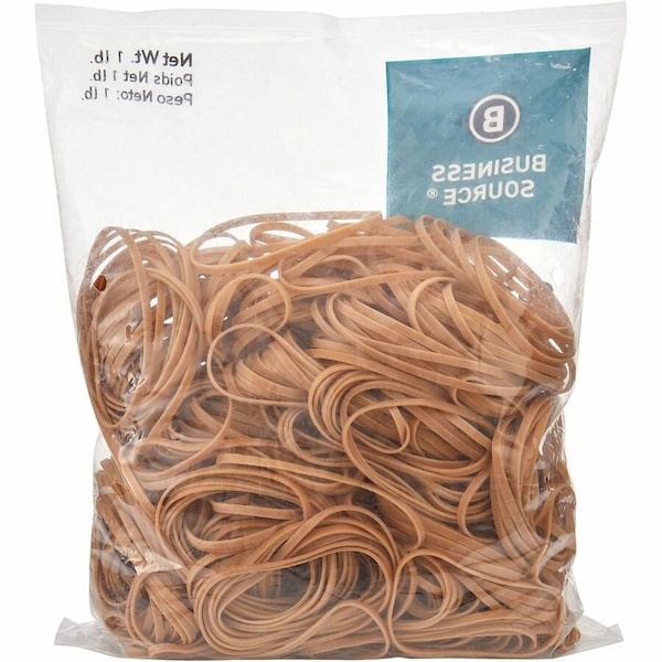 Business Source Rubber Band, Beige, Rubber, PK600 BSN15743 - main