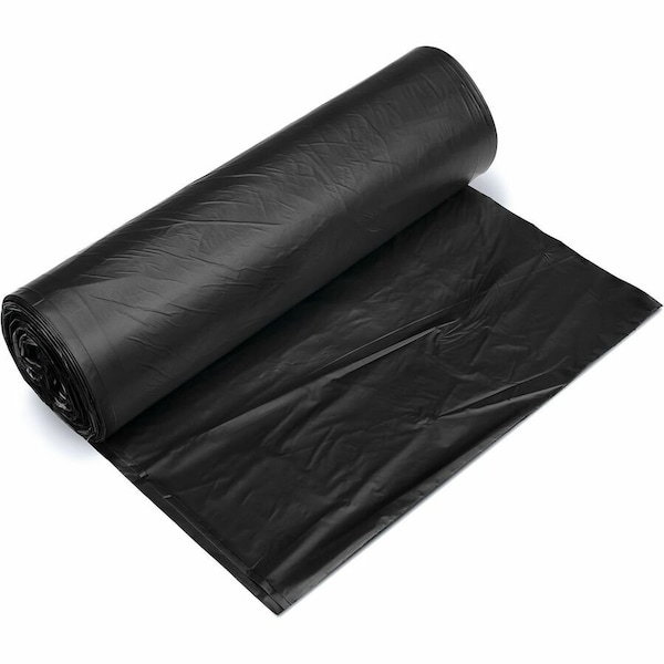 Integrated Bagging Systems 60 gal Trash Bags, 43 in x 48 in, 22 microns, Black, 150 PK S434822K - main