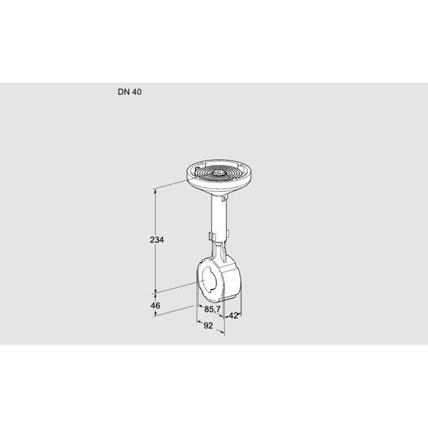 Honeywell Kromschroder 1.5in BFly Valver BVHM40W0 KS88300176 - main