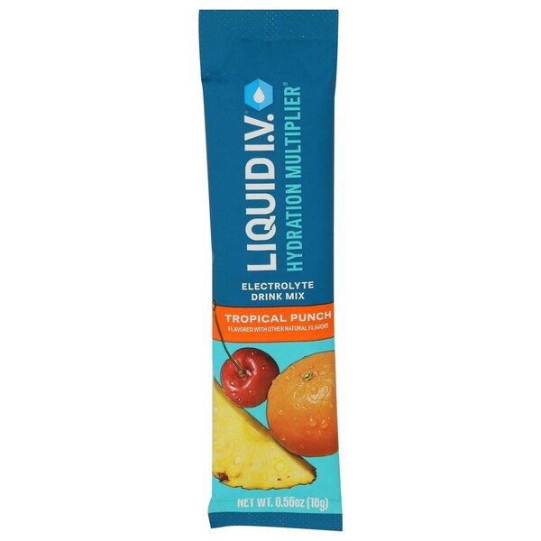 Liquid I.V. Tropical Punch Electrolyte Drink Mix, 0.56 Ounce, 8PK LVS8010 - main