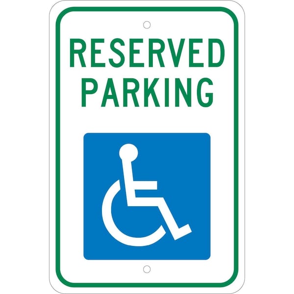 Nmc Reserved Parking W/Handicapped Symbol TM87J - main