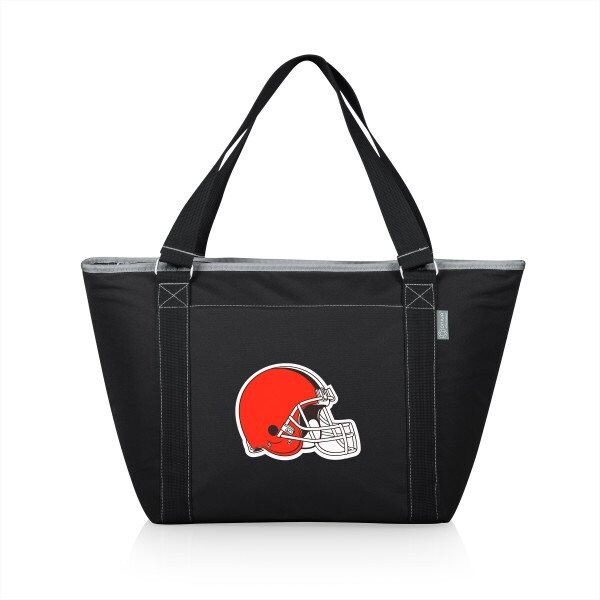 Picnic Time Family Of Brands Cleveland Browns - Topanga Cooler Tote Bag, (Black) 619-00-175-084-2 - main