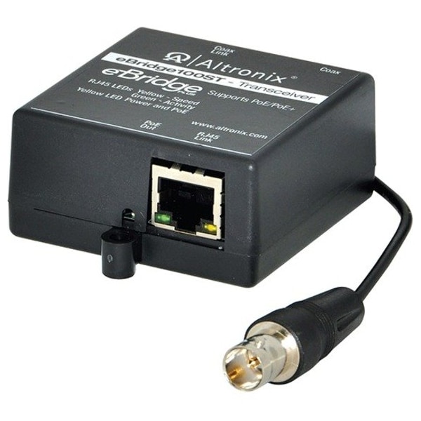 Altronix PoE Transceiver, 2-21/32" L x 2-17/64" W EBRIDGE100ST - main