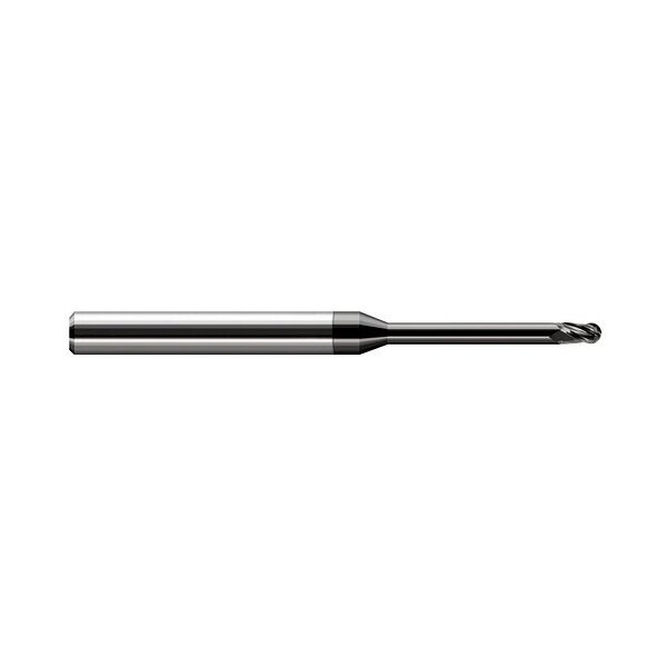 Harvey Tool Miniature End Mill-Ball-Long Reach, Stub Flute, 805362-C4, Amorphous Diamond, 1/16" Cutter Diameter 805362-C4 - main