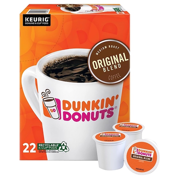 Keurig Keurig Dunkin' Donuts Original Blend Coffee K-Cups 22 pk 5000380509 - main