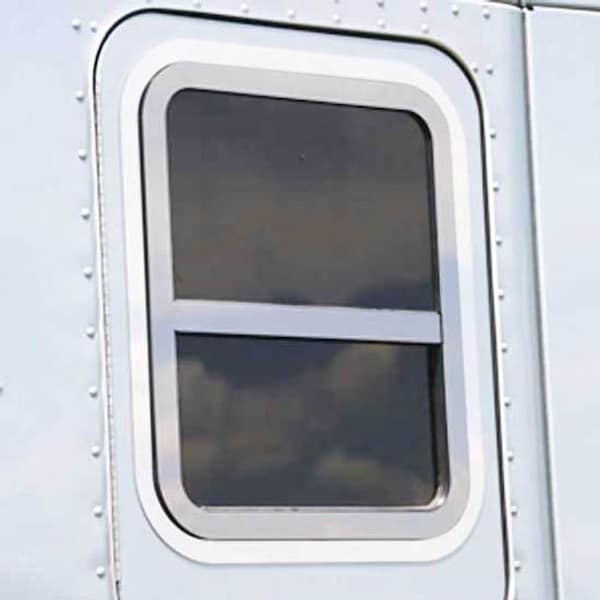 Ilc Replacement For Kenworth W990 Year 2019 Stainless Steel Sleeper Window Frame Cover Trim W Cross Bar WZ-EQQ7-K - main