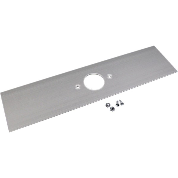 Wiremold Single Cover Plate, Gray, Aluminum ALA-E - main