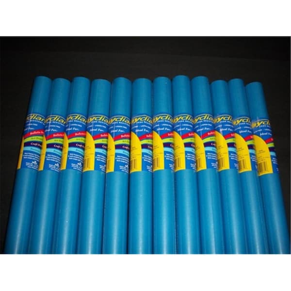 Riteco Raydiant Fade Resistant Art Rolls Medium Blue 18 In. X 50 Ft. 12 Pack, 12PK 80075 - main