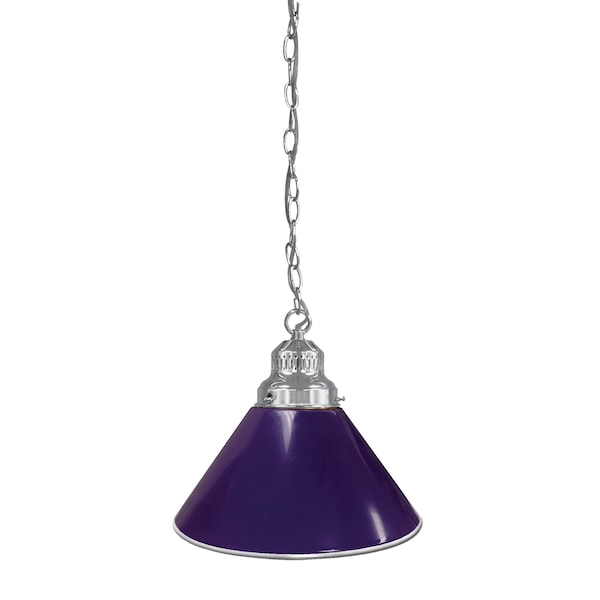 Holland Bar Stool Co Purple Pendant Light, Chrome Fixture BL1CHPurp - main