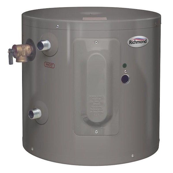 Richmond Essential Series Electric Water Heater, 120 V, 2000 W, 20 gal Tank, Wall Mounting 6EP20-1 - main