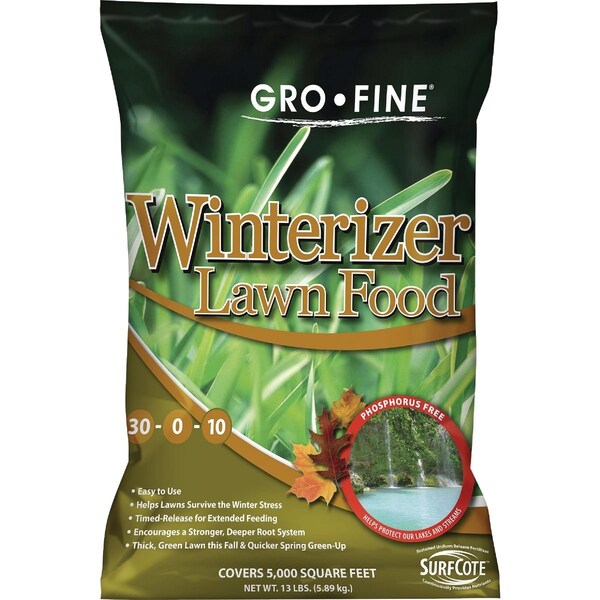 Gro-Fine 13 Lb. 5000 Sq. ' 30-0-10 Winterizer Fall Fertilizer GF57239 - main