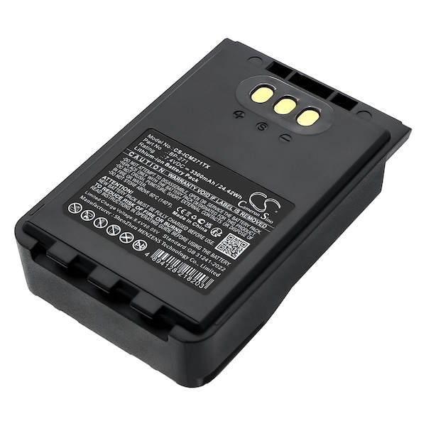 Ilc Amplicom Ic-51A Replacement 7.4V Battery IC-51A BATTERY - main