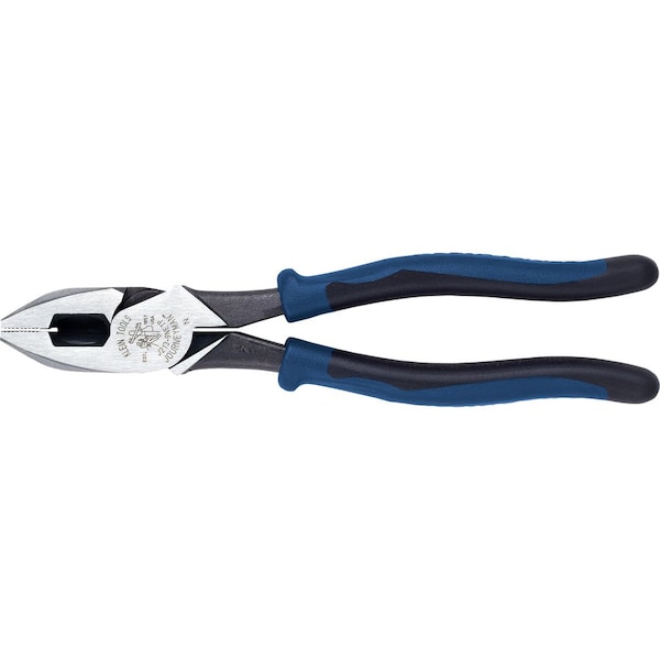 Klein Tools 9 1/2 in Journeyman(TM) Linemans Plier High Leverage w/ Fish Tape Puller , Steel J213-9NETP - main