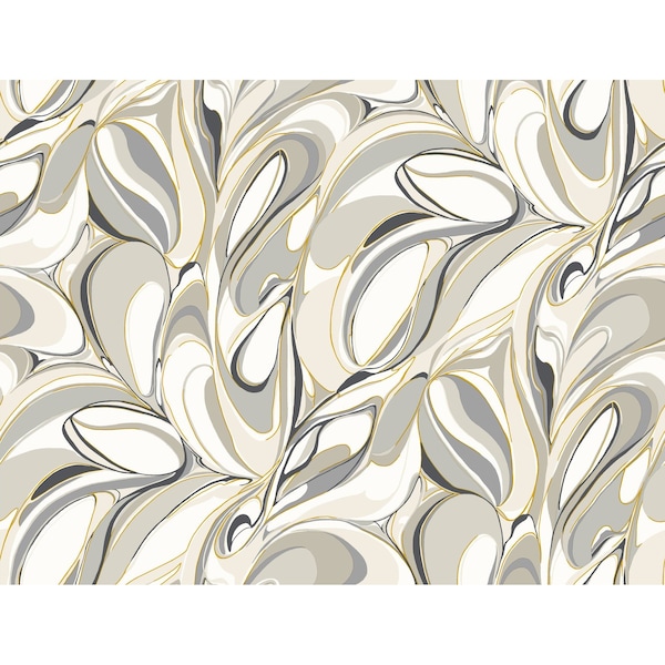 York Wallcoverings Achate Black and Grey Wallpaper GN2564 - main