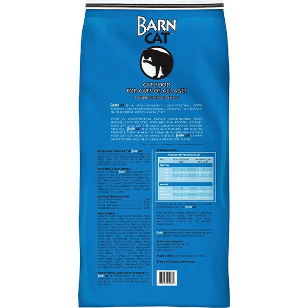 Kent Barn Cat 32 Lb. Chicken Pork & Fish Flavor All Ages Dry Cat Food 7851 - main
