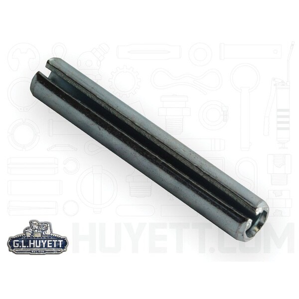 Huyett Slotted Spring Pin, Standard Duty, Zinc Plated, 0.312 in Dia x 2.25 in L x 0.062 in Wall SP-312-2250 - main