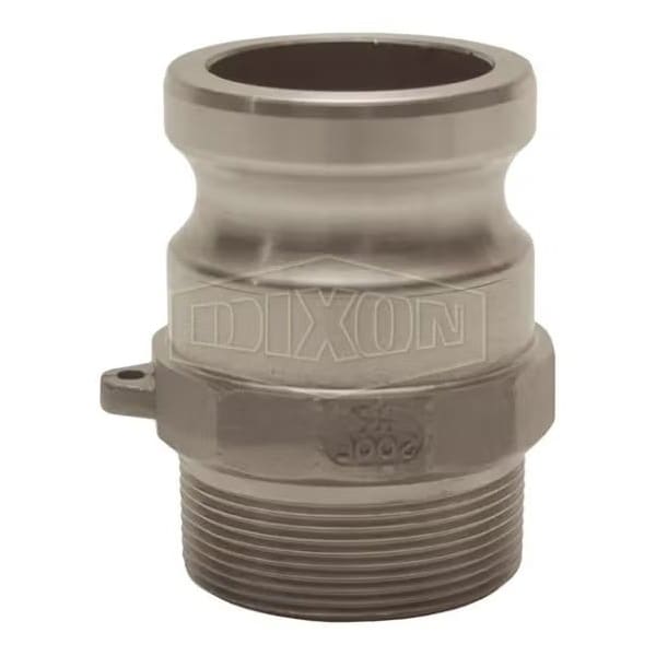 Dixon Type F Cam and Groove Adapter, 3 in Nominal, Male Adapter x MNPT End Style, Hastelloy CW12MW, Domest 300-F-HA - main