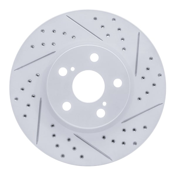 Dynamic Friction Co DFC Geoperformance Rotor - Drilled and Slotted 830-76081R - main