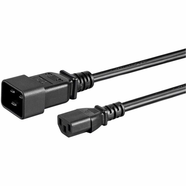 Monoprice Power Cord - IEC 60320 C20 to IEC 60320 C13_ 14AWG_ 15A_ 3-Prong_ Blac 40060 - main