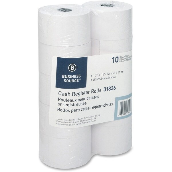 Business Source Paper Roll, 155 ft, White, PK2 BSN31826 - main