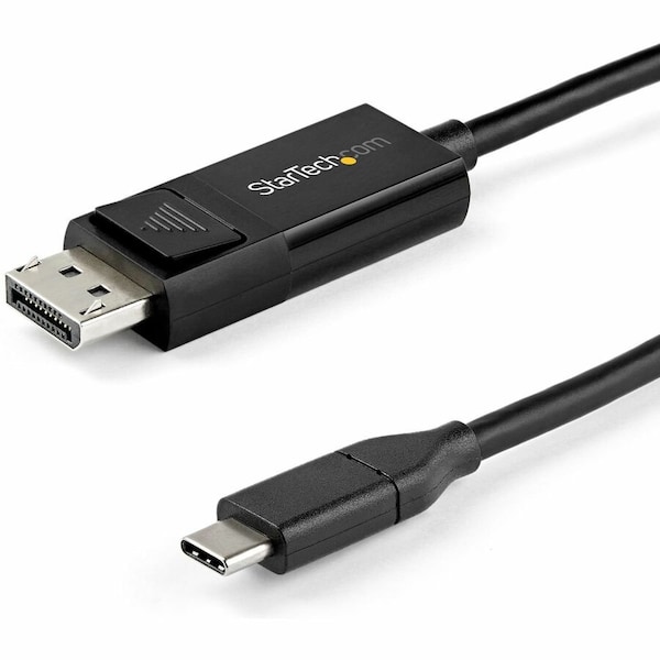 Startech.Com REVERSIBLE USB C TO DISPLAYPORT 1.4 CABLE USB-C DP ALT MODE LAPTOP TO MONITOR CDP2DP141MBD - main