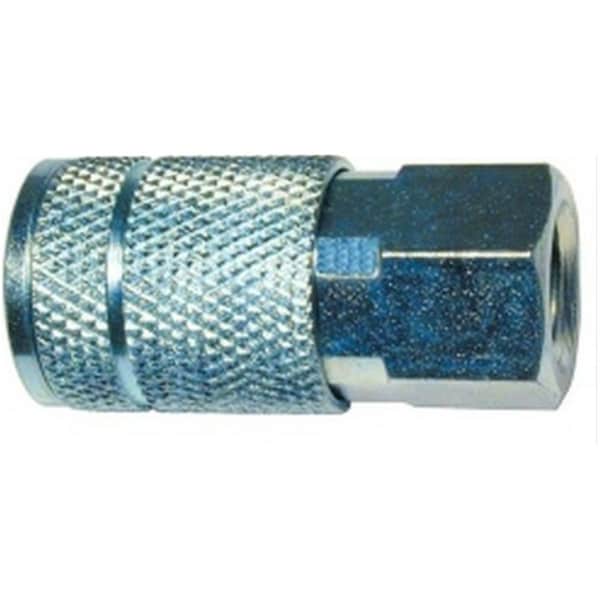 Amflo 1/4 In. Coupler 1/4 In. Female Threads Automotive T Style, 10PK C2 - main