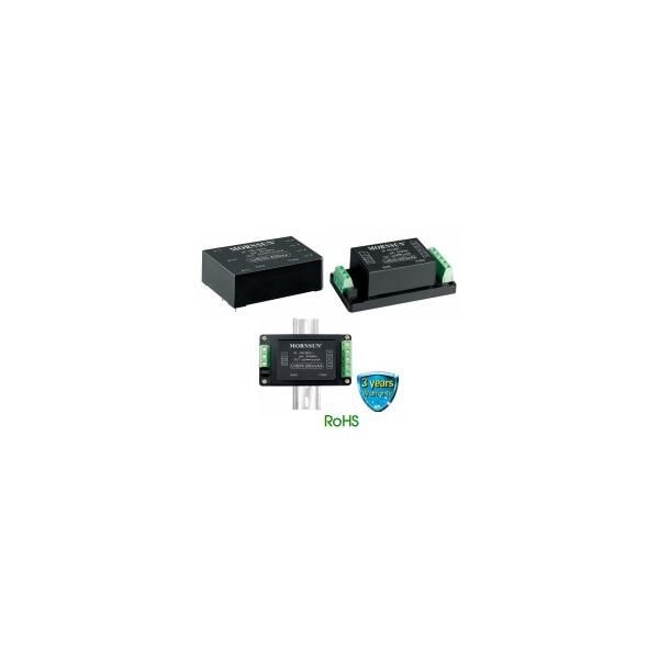 Mornsun AC-DC converter, Modular, Single output 5W 12VDC, 85-264VAC input LHE05-20B12 - main
