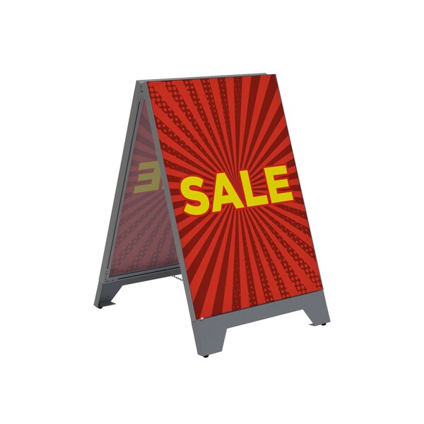 Showdown Displays 42 In Impress A-Frame Kit - Sale Red Burst 908010-005 - main