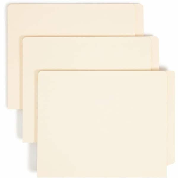 Smead HEAVYWEIGHT MANILA END TAB EXPANSION FOLDERS, STRAIGHT TAB, LETTER SIZE, 50PK 24275 - main