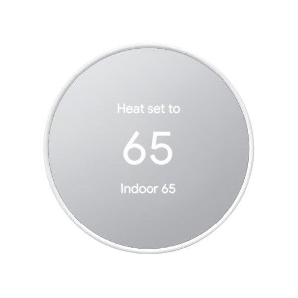 Google Nest Nest Smart Programmable Wi-Fi Thermostat Fog GA02083-US - main