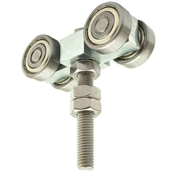 Newhouse Electric 1-5/8 in. Trade Size Heavy-Duty Steel 4-Wheel Trolley Assembly with M10 Bolt for 1-5/8 in. Strut BT4W-158H - main