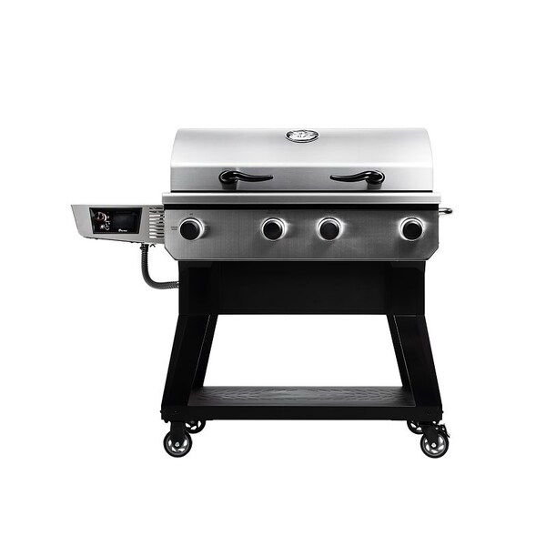 Recteq Wood Pellet Grill, 825 sq-in Primary Cooking Surface, Smoker Included: Yes, Stainless Steel Body RT-825XF - main
