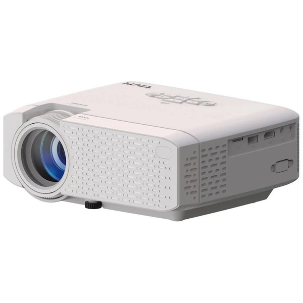 Tzumi HD 1080p Video Projector connects wirelessly or wired direct to your PC or Smartphone 1600 Lumens w 7796 - main