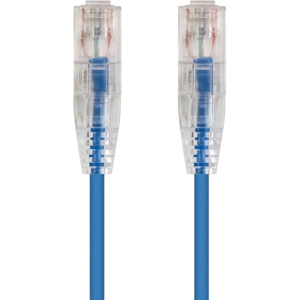 Monoprice Slimrun Cat6 Utp Cable-6-Inch Blue 13509 - main