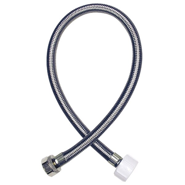 Do It Best 1/2'' COMP x 7/8'' BC x 12'' Braided Stainless Steel Toilet Supply Line 496-123DIB - main