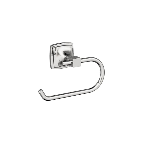 Amerock Stature Chrome Transitional Single Post Toilet Paper Holder BH3609126 - main