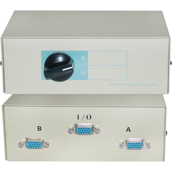 Cable Wholesale AB 2 Way Switch Box, HD15 (VGA) Female 40H1-03602 - main